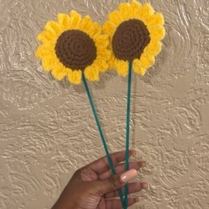 Handmade Crochet Sunflower